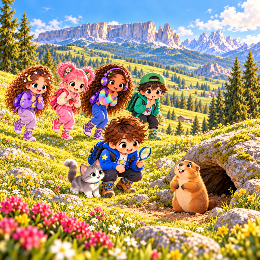 Die Tiny Stars auf der Seiser Alm