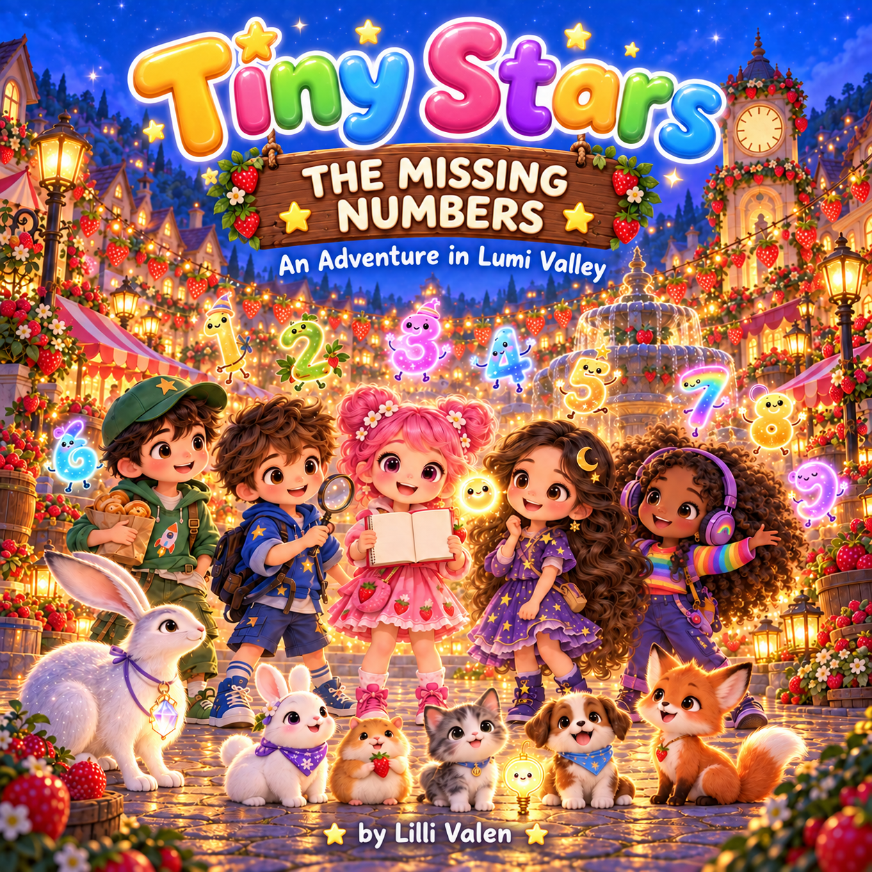 Tiny Stars – The Missing Numbers, cover in English