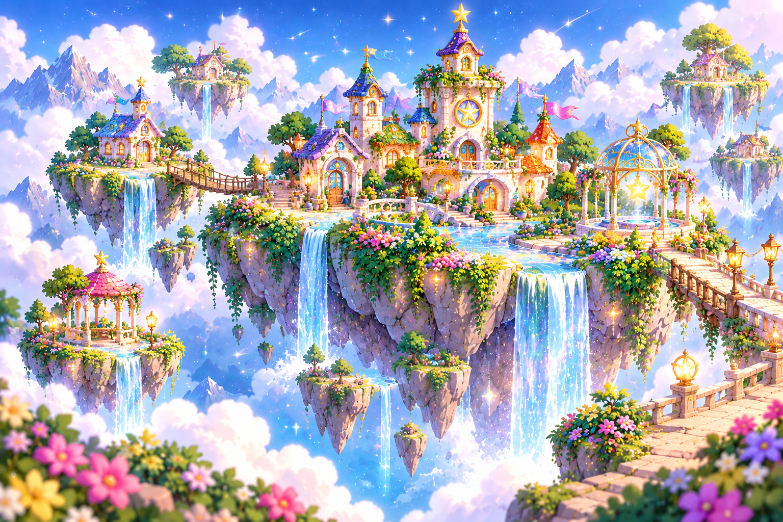 Illustrazione di Le Isole delle Idee nel mondo di Valle Lumi